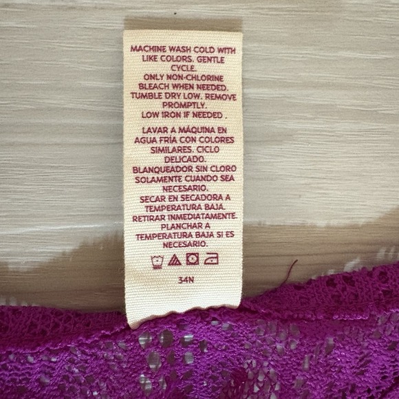 OP Womens Tank Top Lace Swim Cover Up Juniors Lightweight See Through Sz L 11-13 - Picture 5 of 16